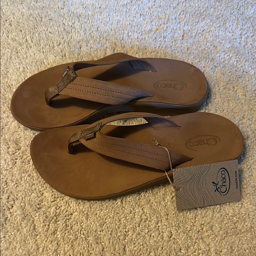 Chaco Tan Leather 🩴 Sandals